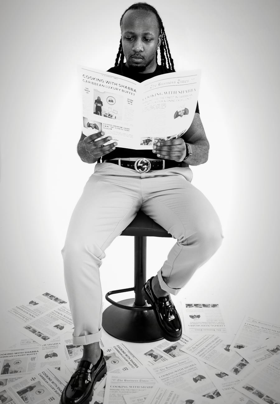 Cooking with Shabba — Shabba reading the brand feature