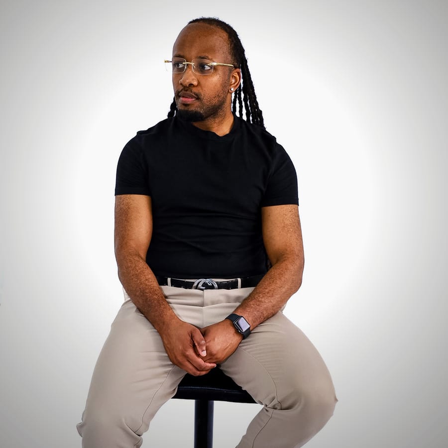 Cooking with Shabba — Shabba seated portrait