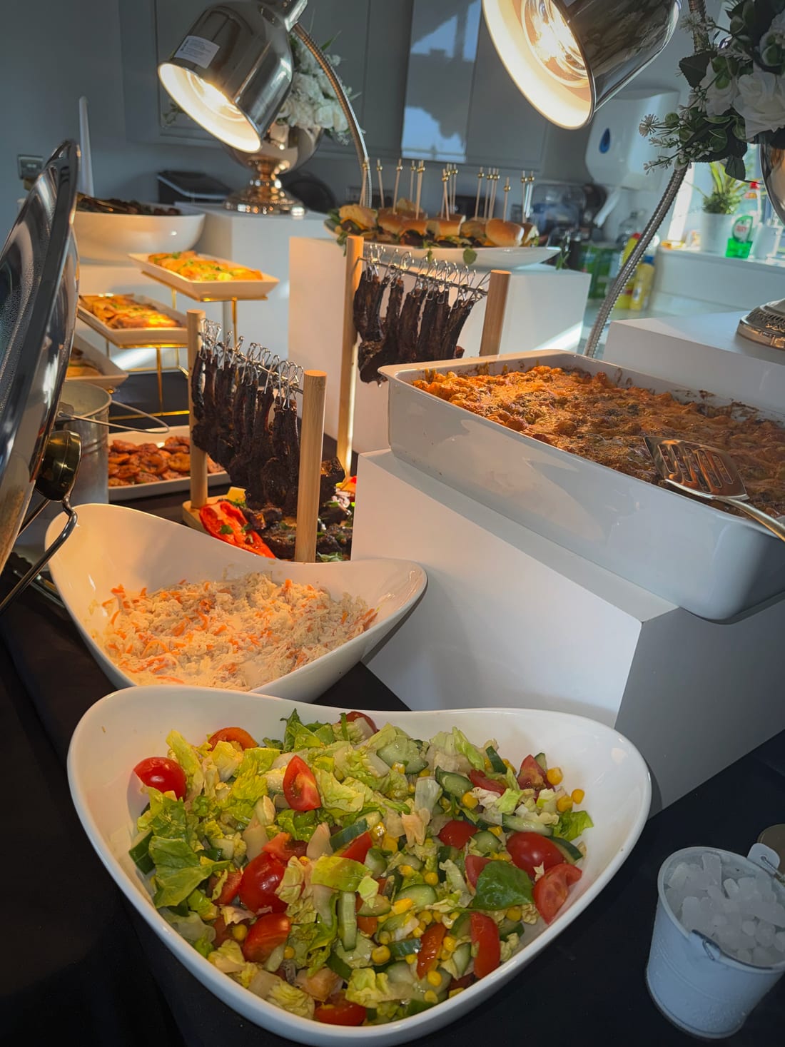 Cooking with Shabba — fresh salad, coleslaw and the buffet beyond